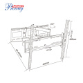 Full Motion TV Wall Mount for Most 26-55 Inch TV